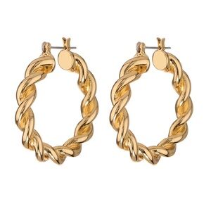 Sivan Ayla x Luv Aj St. Tropez Twisted Hoops